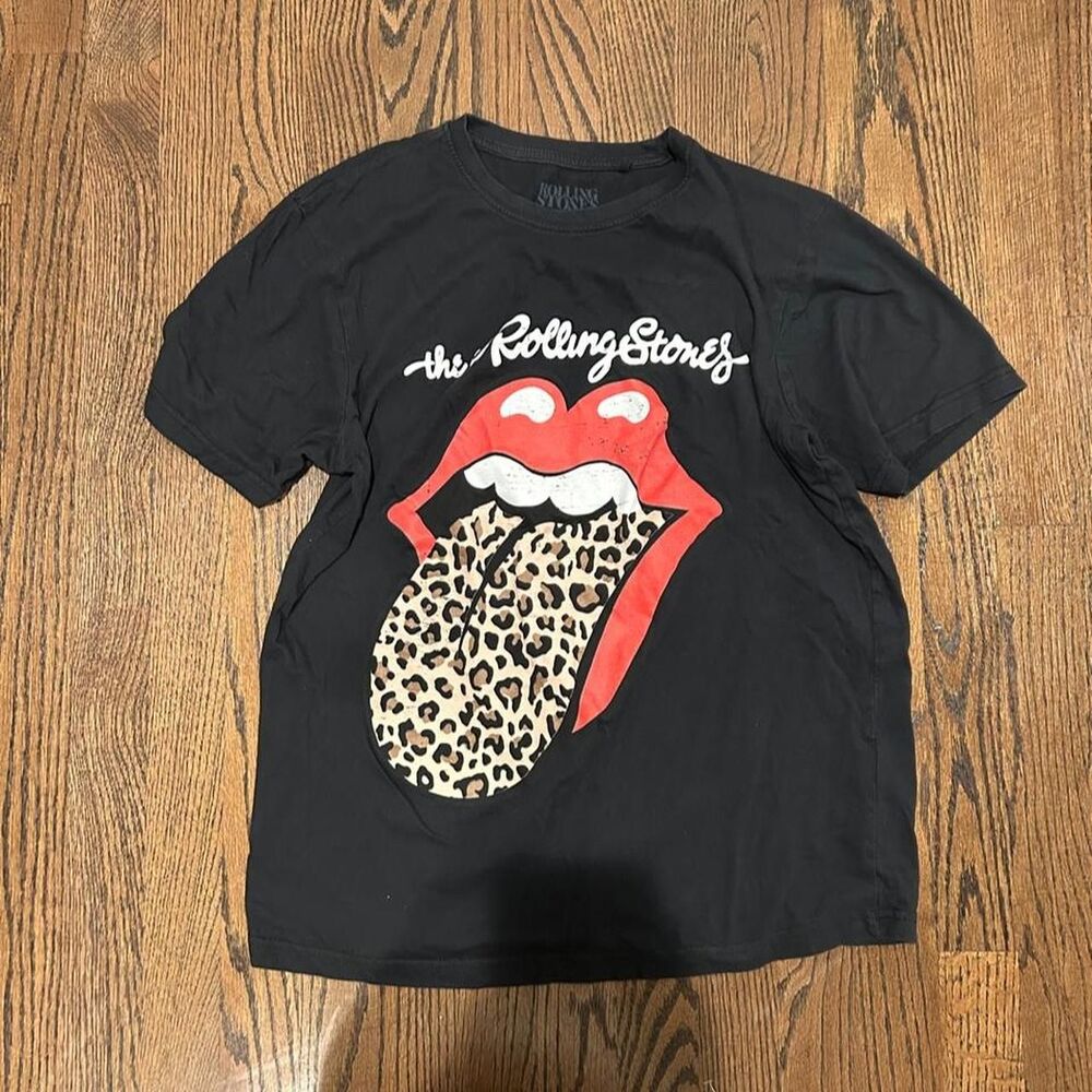 The-rolling-stones Women's Black T-shirt